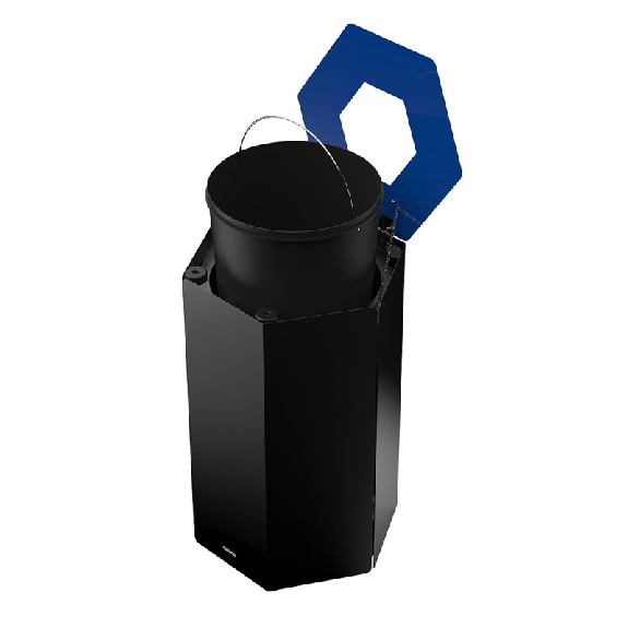 Cubo clasificador Hexatri sin cerradura 50 L-Leer más