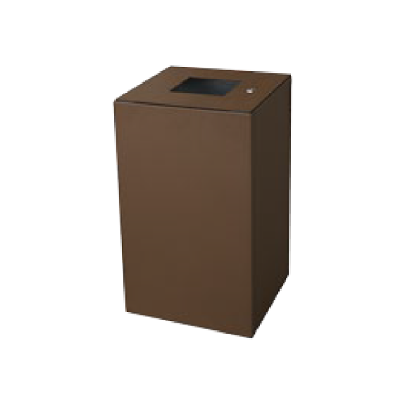 Cestino Valencia 100 L effetto corten-Leggi tutto