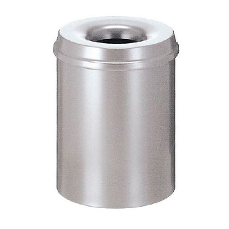 Corbeille anti-feu 30 L Inox-Lire la description