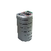 Bidone selettivo 65 L per 3 rifiuti Bidone selettivo 65 L per 3 rifiuti