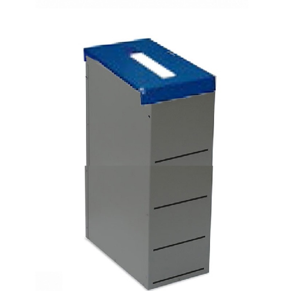 Cestino portarifiuti rettangolare 75 L con portasacco e coperchio per raccolta differenziata Cestino portarifiuti rettangolare 75 L con portasacco e coperchio per raccolta differenziata-Leggi tutto