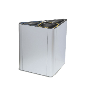 Corbeille de tri 153 L pour 3 types de déchets-Lire la description