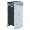Geschlossener 60-Liter-Betonbehälter Geschlossener 60-Liter-Betonbehälter