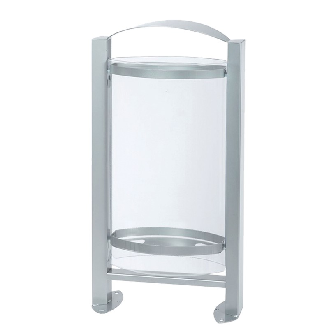 Corbeille sur pied Arkea 60 L vigipirate-Lire la description
