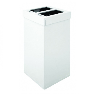 Corbeille carro tri sélectif 2 x 52 L-Lire la description