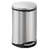 Pattumiera a pedale Shell 18 L inox