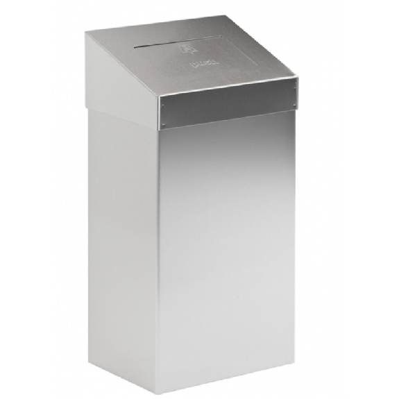 Corbeille à clapet 50 L Inox Corbeille à clapet 50 L Inox-Lire la description