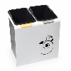 Corbeille de tri 30 L en acier