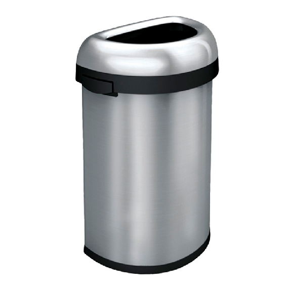 Cestino aperto mezzaluna 60 L-Leggi tutto