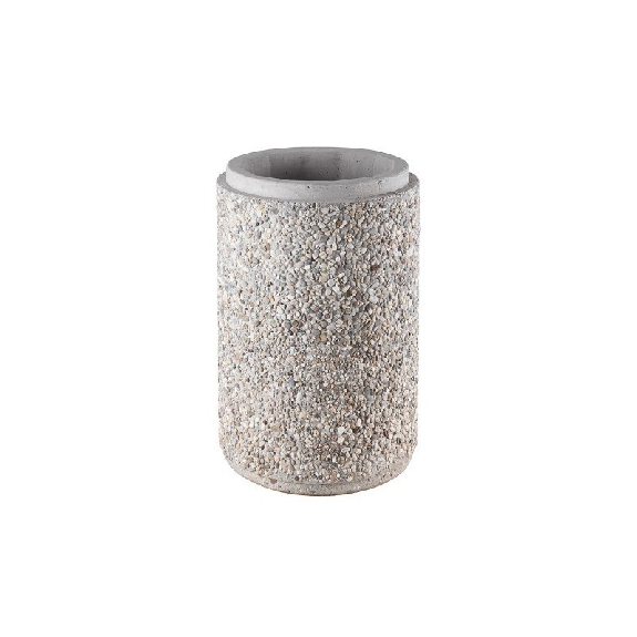 Bidone per rifiuti in cemento 200 L Bidone per rifiuti in cemento 200 L-Leggi tutto
