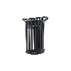 Corbeille murale 35 L en acier