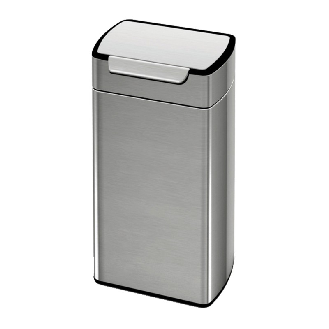 Pattumiera da 30 L in acciaio inox-Leggi tutto