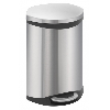 Pattumiera a pedale Shell 10 L in acciaio inox
