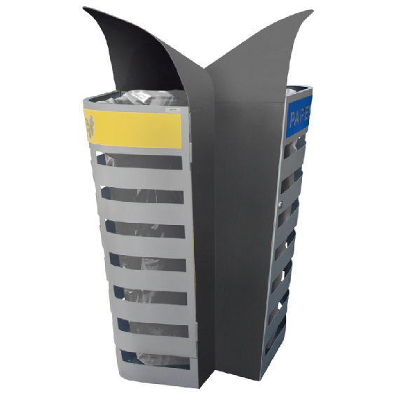 Outdoor-Abfallbehälter ISLE Sydney 3 x 60 L Outdoor-Abfallbehälter ISLE Sydney 3 x 60 L-Beschreibung lesen