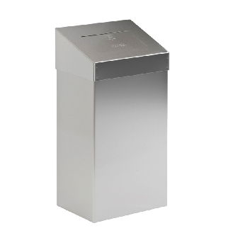 Pattumiera a conchiglia in acciaio inox 18 L-Leggi tutto