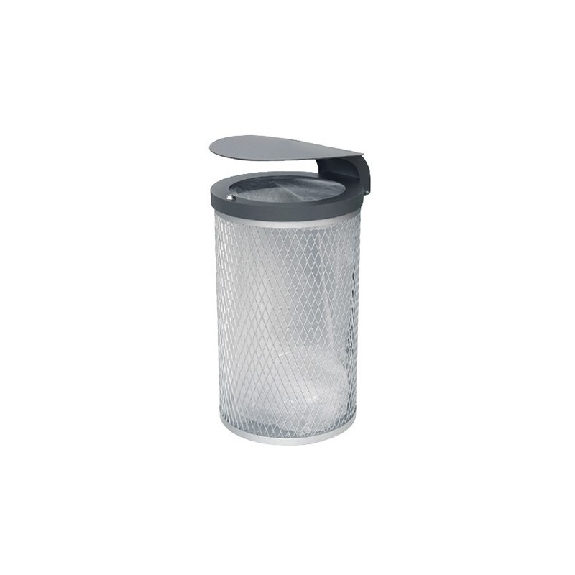Pattumiera marsigliese 120 lt con cappello antipioggia-Leggi tutto