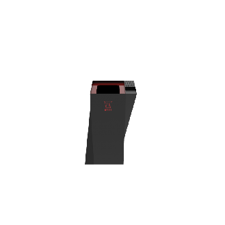 Papelera exterior de acero inoxidable 35 L-Leer más