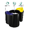 Corbeille de tri confort 16 L + 2 inserts 4.5 L