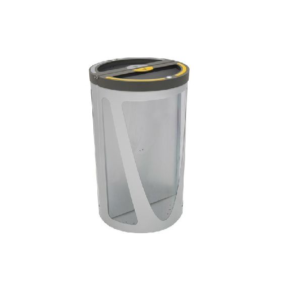 Cestino MADRID Vigipirate 2 flussi 120 L-Leggi tutto
