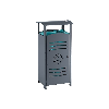 Corbeille extérieure 110 L avec cendrier intégré