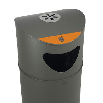 Mülleimer Oslo 75 L Beutelhalter + Aschenbecher-Beschreibung lesen