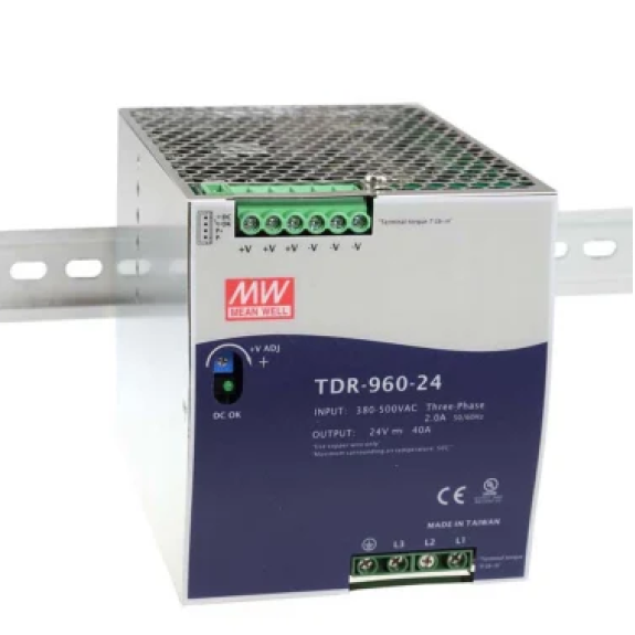 TDR-960-24 Alimentation rail DIN AC/DC (PSU), ITE, ITE, 1 sortie, 960 W, 24 V, 40 A-Leggi tutto