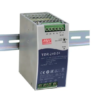 TDR-240-24 Alimentation rail DIN AC/DC (PSU), Laboratoire et transformateurs, 1 sortie, 240 W, 24 V, 10 A-Lire la description