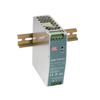 EDR-120-24 Alimentation rail DIN AC/DC (PSU), ITE, ITE, 1 sortie, 120 W, 24 V, 5 A-Lire la description