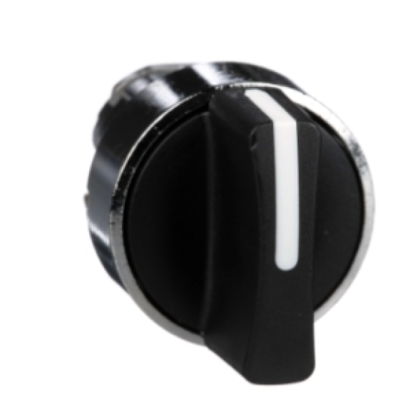 Schneider Electric - Wahlschalter, Frontelement, Harmony XB4, Metall, 22mm, schwarz, 3 Stellungen-Beschreibung lesen
