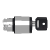 Harmony XB4  tête bouton tournant à clé 455  Ø22  3 pos fix  retr C