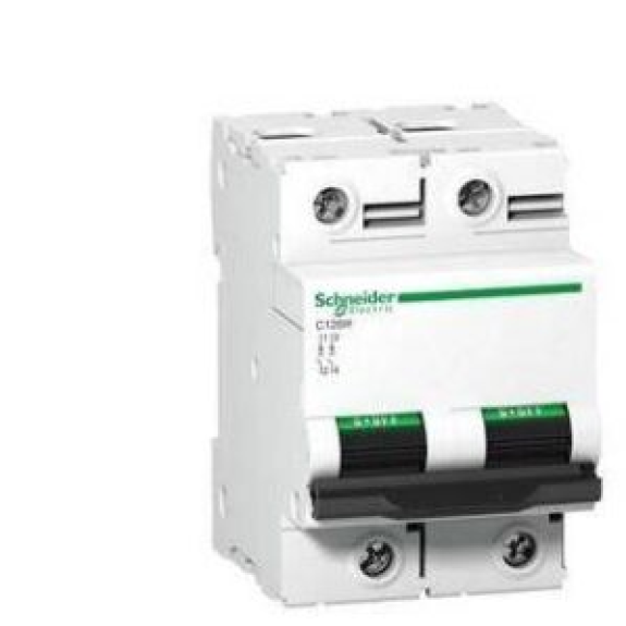 Disjoncteur C120H 2P 100 A, courbe B, 15 kA-Lire la description