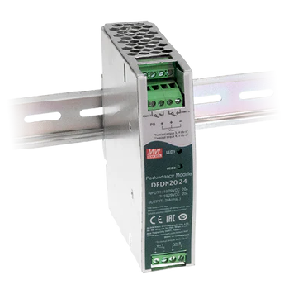 DRDN20-24 Module de redondance, 24V DC, 20A, Rail DIN, Série DRDN20-Lire la description