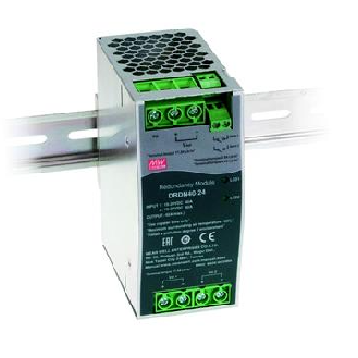 DRDN40-24 Module de redondance, 24V DC, 40 A, Rail DIN, Série DRDN40-Lire la description