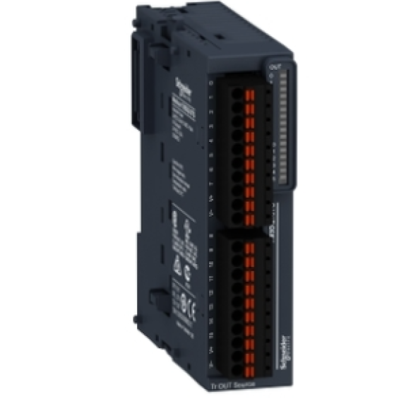 Modicon TM3, module 16 sorties TOR-Lire la description