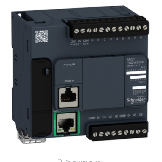 Modicon M221, contrôleur 16E/S relais-Lire la description