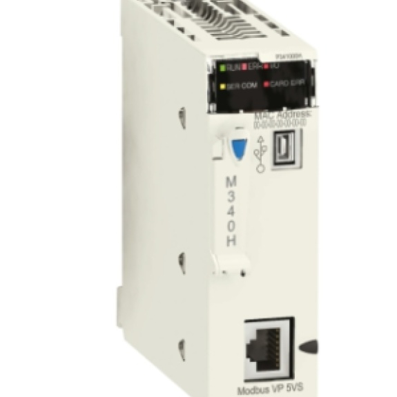 Modicon M340 - processeur - 512 E/S TOR 128 E/S ANA - 1Modbus - durci-Lire la description