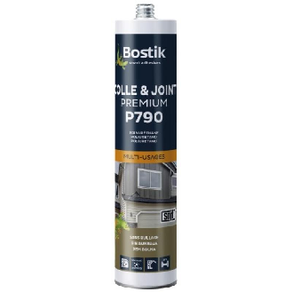Masticcolle polyuréthane multiusages Premium P790 cartouche de 300ml noir-Beschreibung lesen