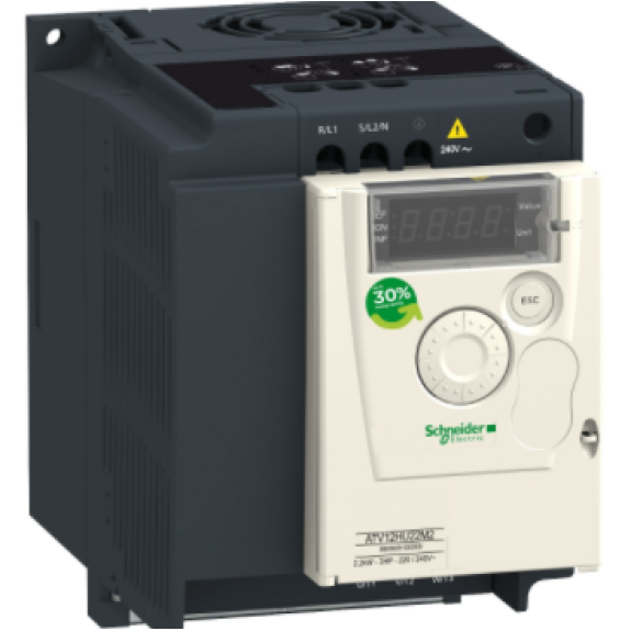 Altivar ATV12 - variateur de vit. - 1,5kW 2CV - 200..240V - 3ph - radiateur-Lire la description