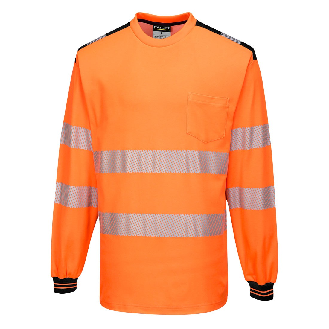 Portwest - T-Shirt PW3 manches longues HV - T185-Lire la description