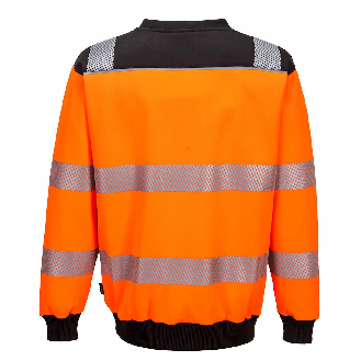 Portwest - Sweat-shirt  manches longues à col rond haute visibilité PW3-Lire la description