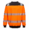 Portwest - Sweat-shirt  manches longues à col rond haute visibilité PW3