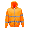 Portwest - Sweat-shirt zip HV à capuche - B305