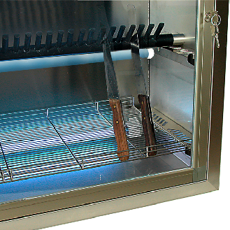 Contenitore di disinfezione UV-C in acciaio inox-Leggi tutto