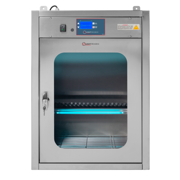 Contenitore di disinfezione UV-C in acciaio inox-Leggi tutto