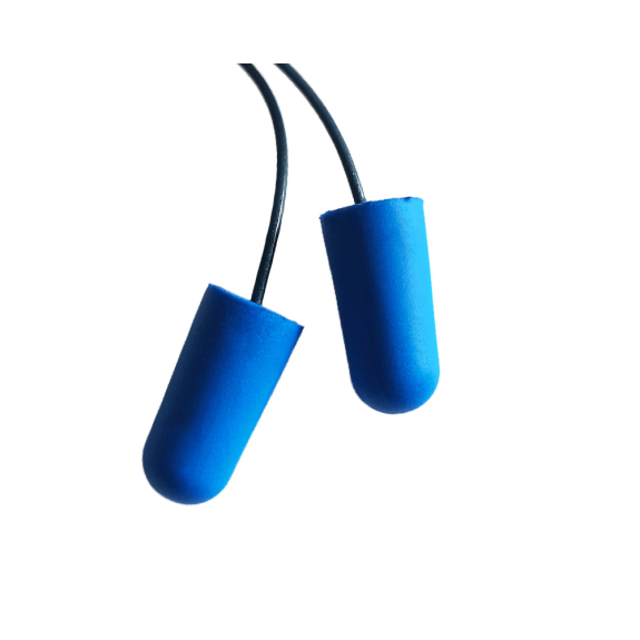 Paire de bouchons d'oreilles jetables - Sachet de 200 Pièces -35dB détectables - Avec cordon-Lire la description