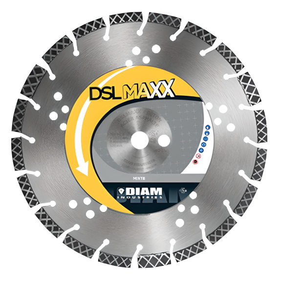 Disque diamant mixte 125x2223mm - DIAM INDUSTRIES - DSLMAXX125/22-Lire la description