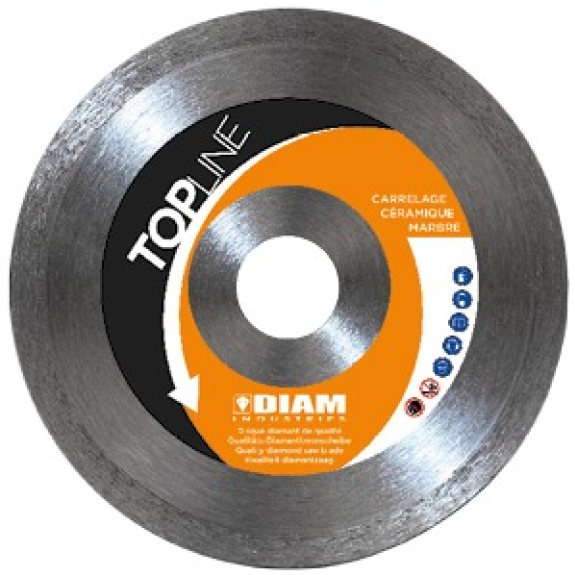 Disque diamant classique 180x254mm - DIAM INDUSTRIE - CR80180-Beschreibung lesen