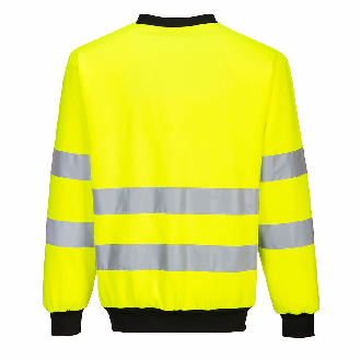 Portwest - Sweat-shirt manches longues haute-visibilité à col rond PW2-Lire la description