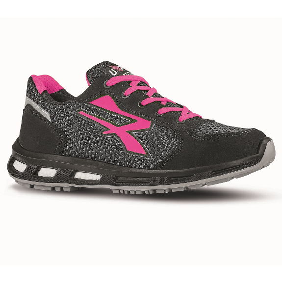 U-Power - Chaussure de travail basse Femme basse ultra légère et confortable CAELI - Usage général - O1 FO SRC ESD U-Power - Chaussure de travail basse Femme basse ultra légère et confortable CAELI - Usage général - O1 FO SRC ESD-Lire la description