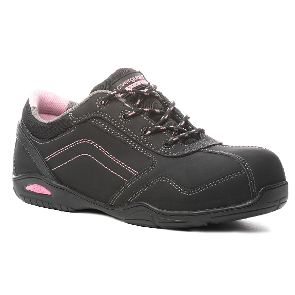 Coverguard - Chaussure de sécurité basse noir rose RUBIS S3 Coverguard - Chaussure de sécurité basse noir rose RUBIS S3-Lire la description